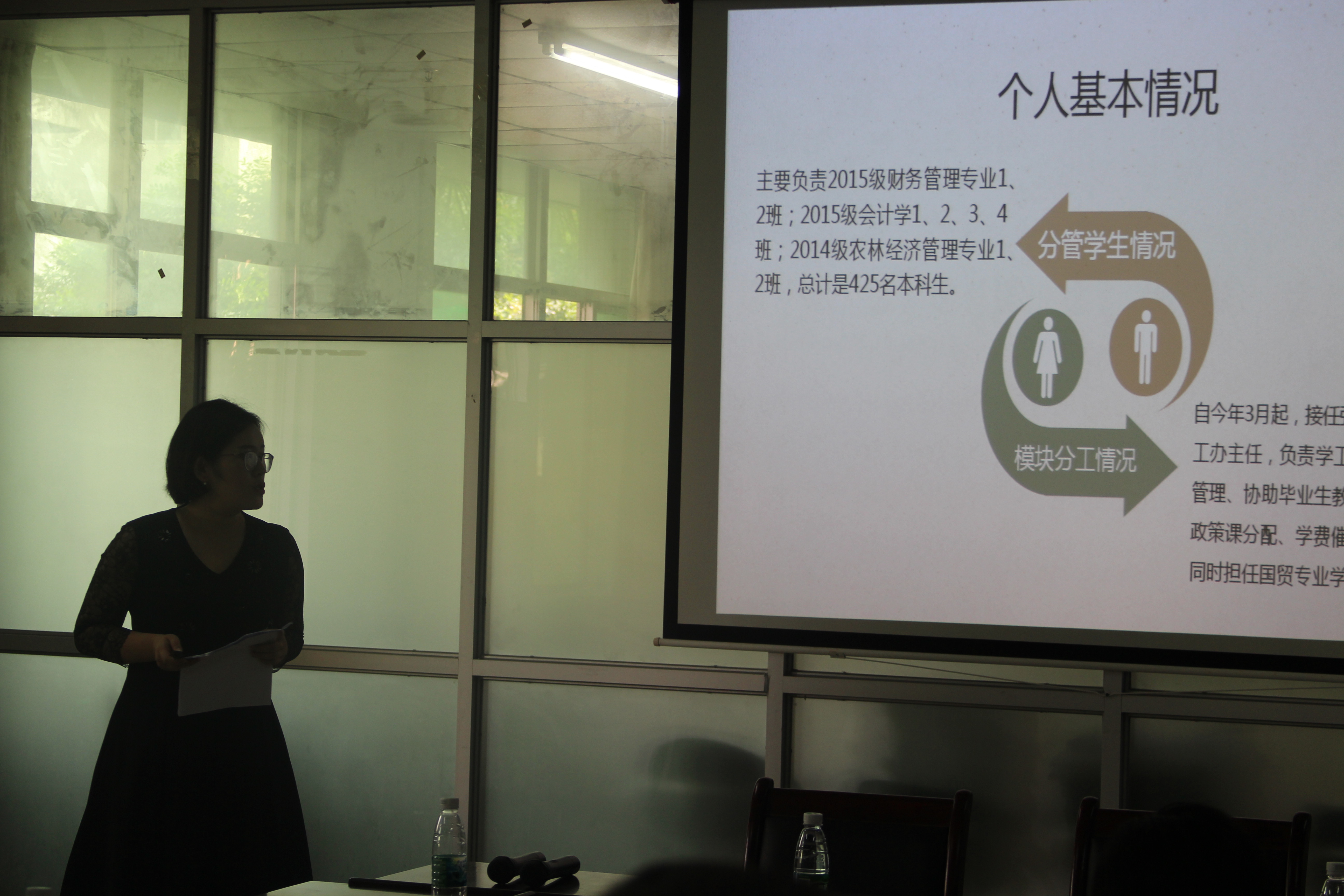 辅导员汇报工作情况